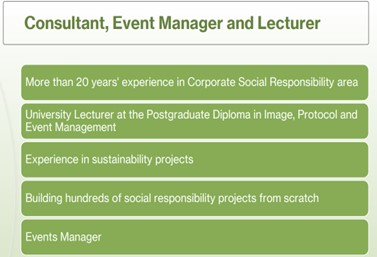 CSR / Sustainability consultant and event organizer