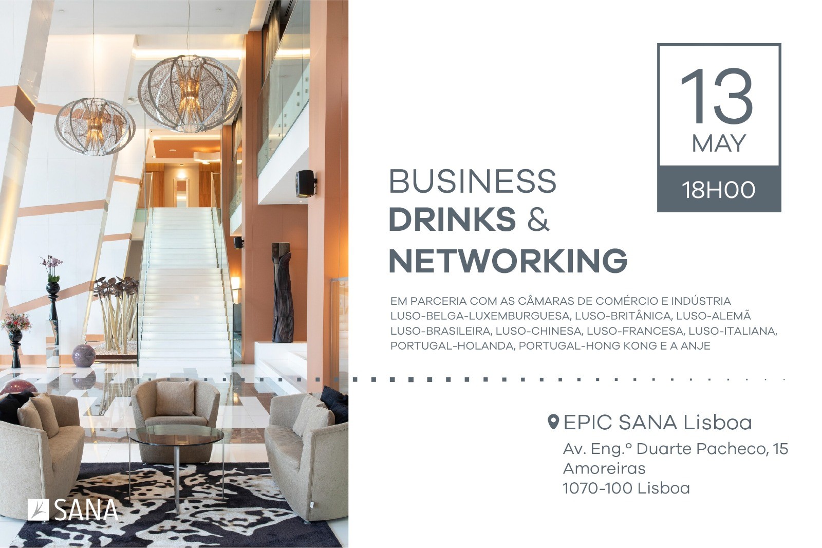 Business Drinks & Networking Lisboa | May 13 