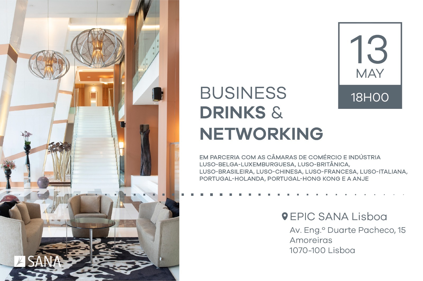 Business Drinks & Networking Lisboa | May 13 