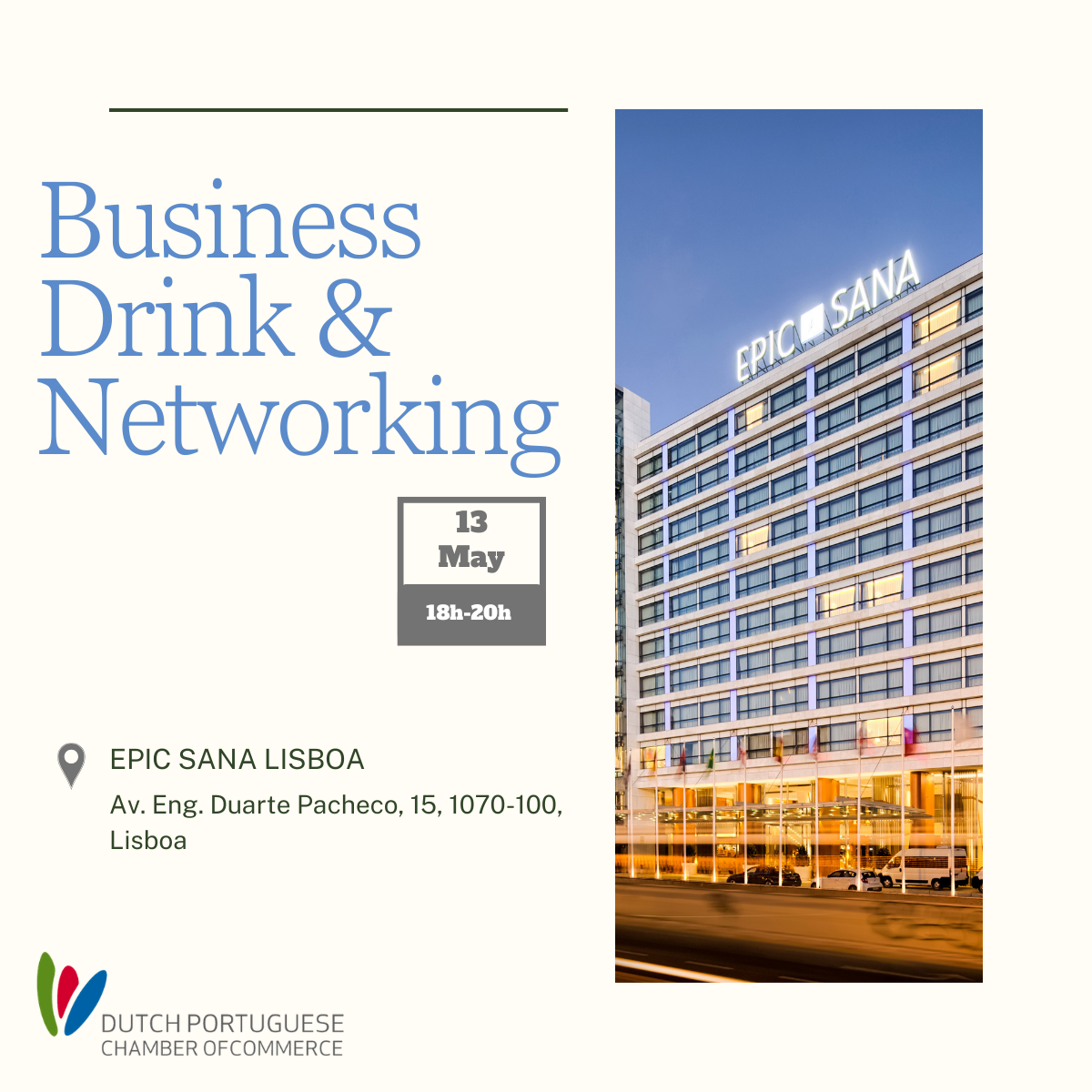 Business Drinks & Networking Lisboa | May 13 