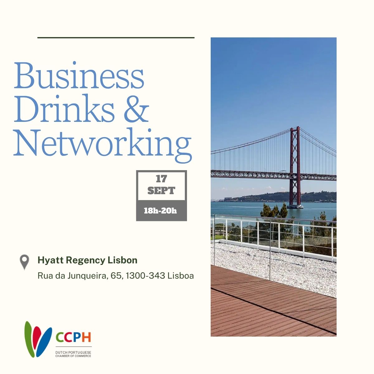 Business Drinks & Networking: Lisboa 17.09