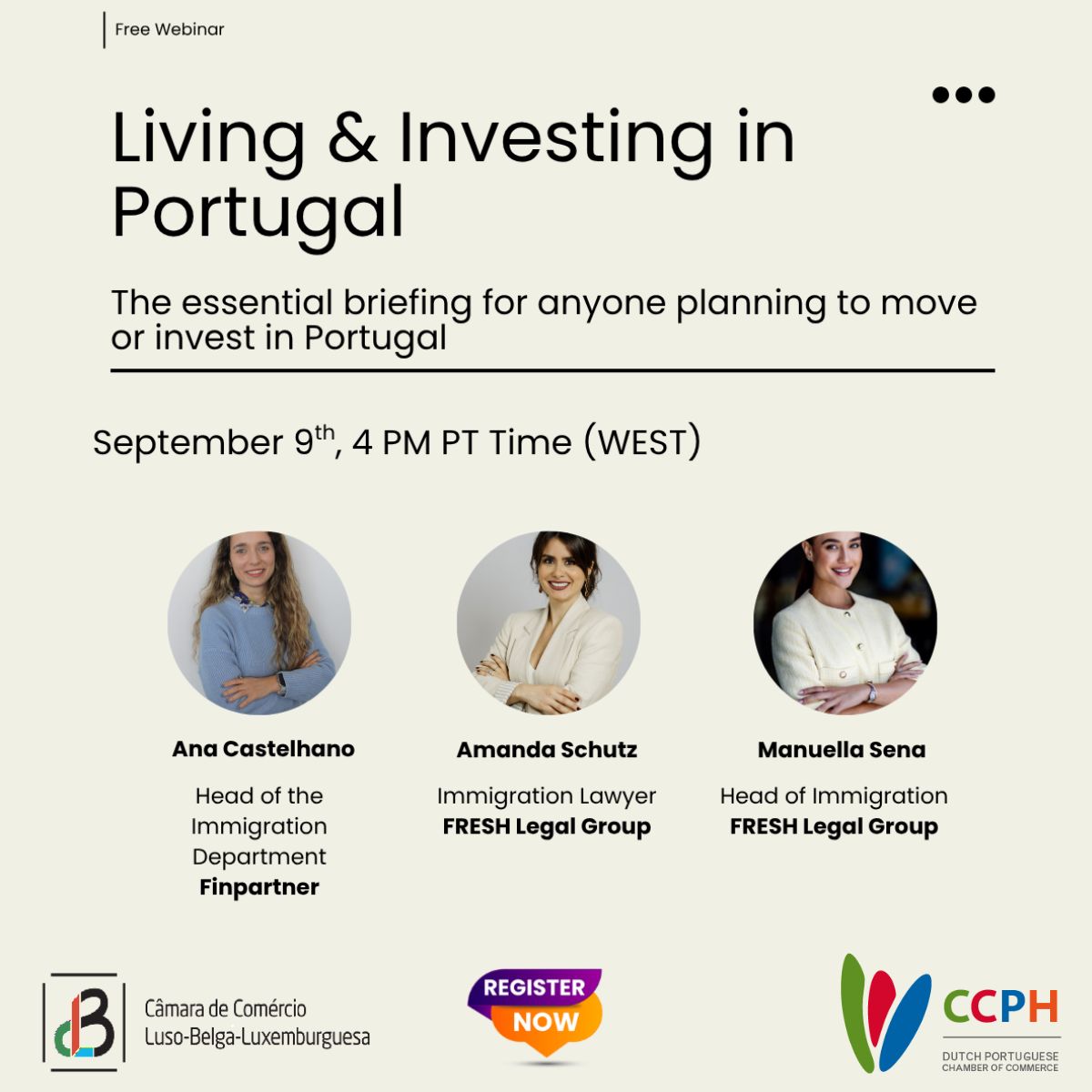 Webinar: Living and Investing in Portugal 09.09