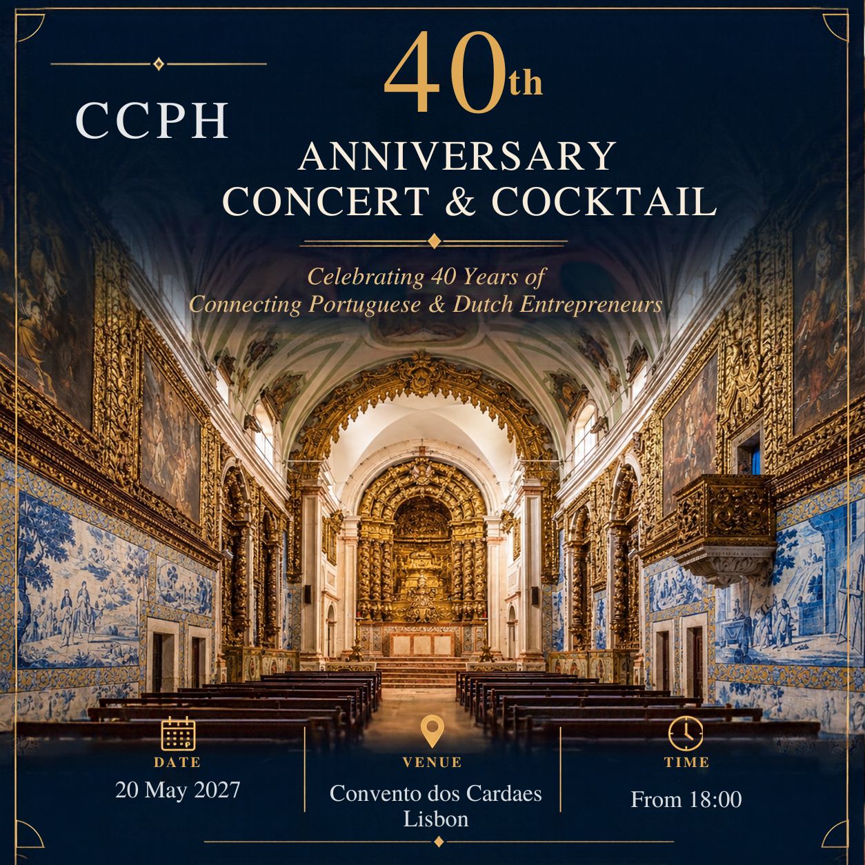 Concert & Cocktail 40th Anniversary | 20.05.2027