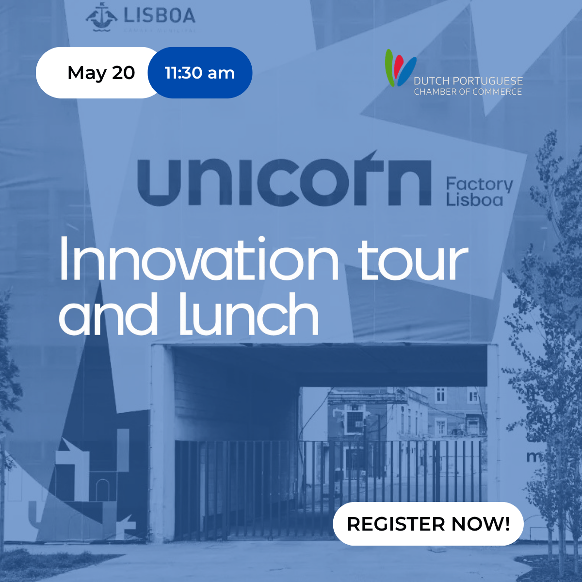 Innovation Tour & Lunch at Unicorn Factory Lisboa