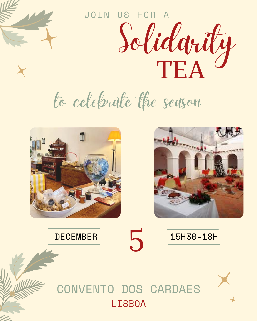 Festive Tea at Cardaes Convent | Lisbon